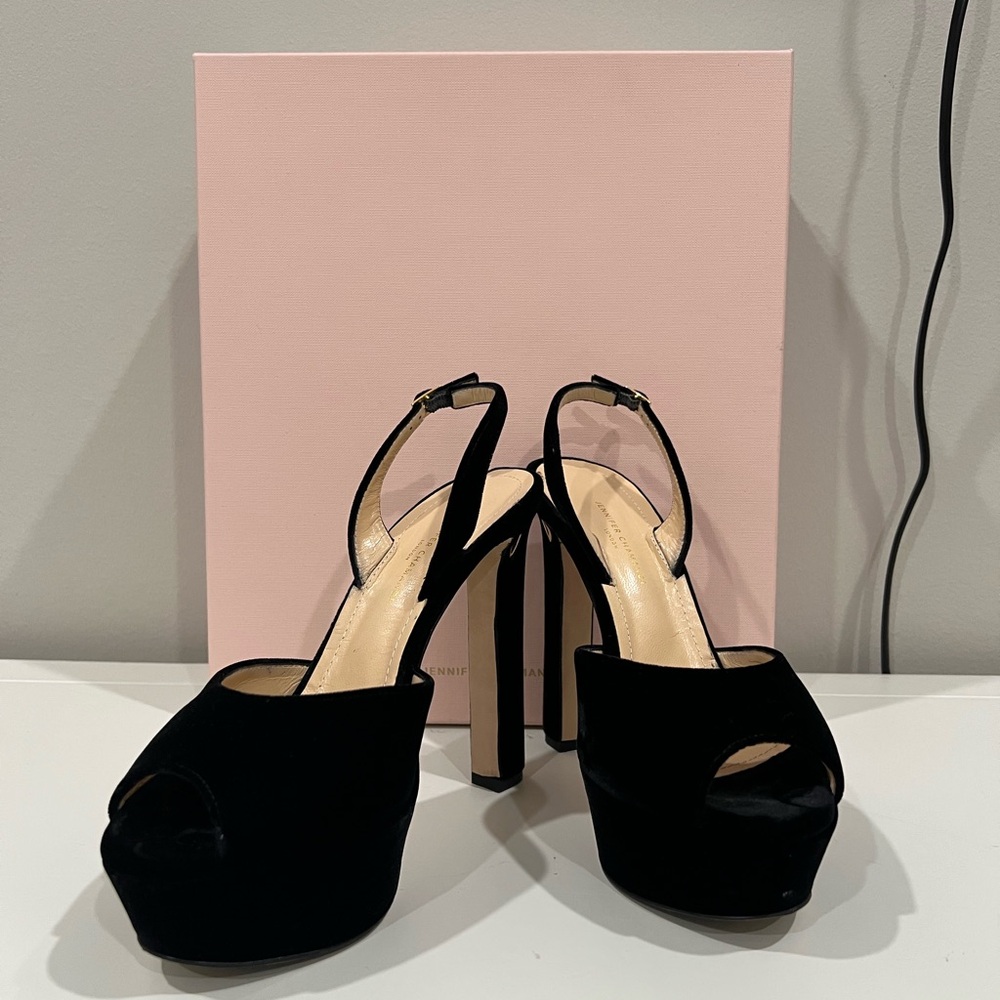 Jennifer Chamandi London platform sandal heels
